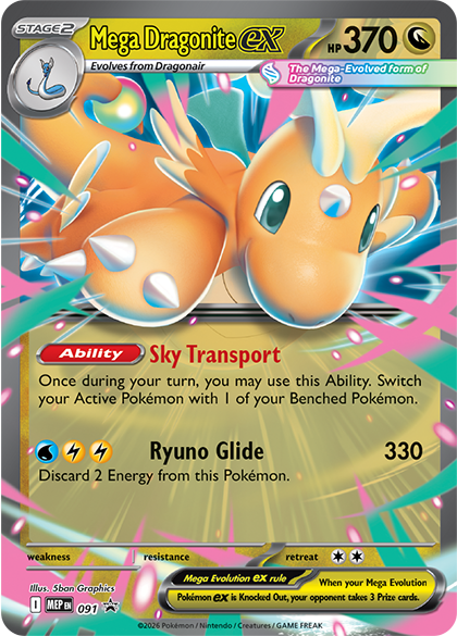 Pokemon Mega Forces Tin (Mega Dragonite) [PRE-ORDER - 08/28/2026] 0196214157910 at King Card Canada