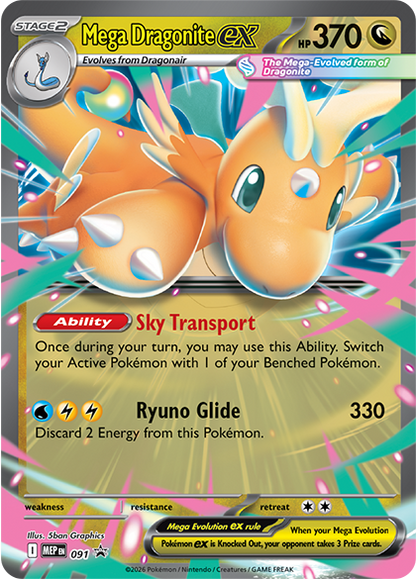 Pokemon Mega Forces Tin (Mega Dragonite) [PRE-ORDER - 08/28/2026] 0196214157910 at King Card Canada