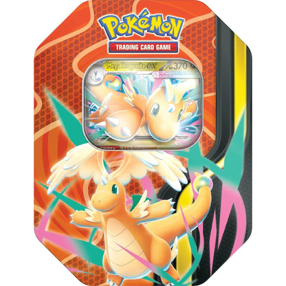 Pokemon Mega Forces Tin (Mega Dragonite) [PRE-ORDER - 08/28/2026] 0196214157910 at King Card Canada