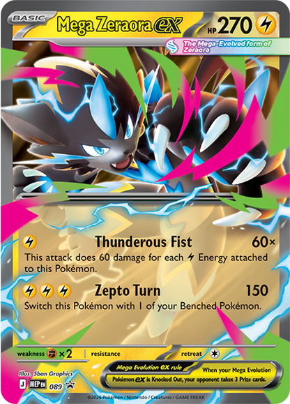 Pokemon Mega Forces Tin (Mega Zeraora) [PRE-ORDER - 08/28/2026] 0196214157910 at King Card Canada