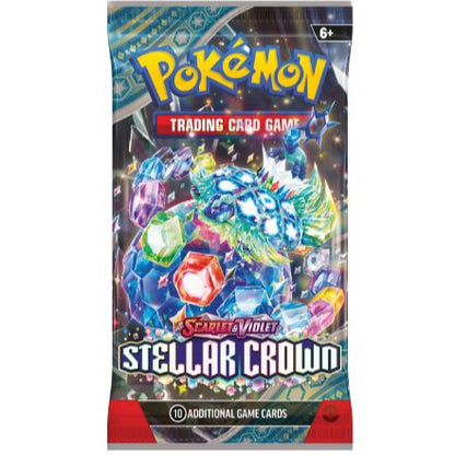 Pokemon Mini Portfolio Album with Stellar Crown Pack (2024 Q3) at King Card Canada