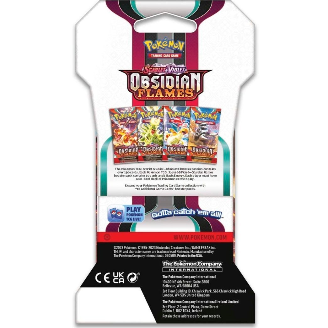 Pokemon Obsidian Flames Sleeved Booster Pack 820650853753 at King Card Canada