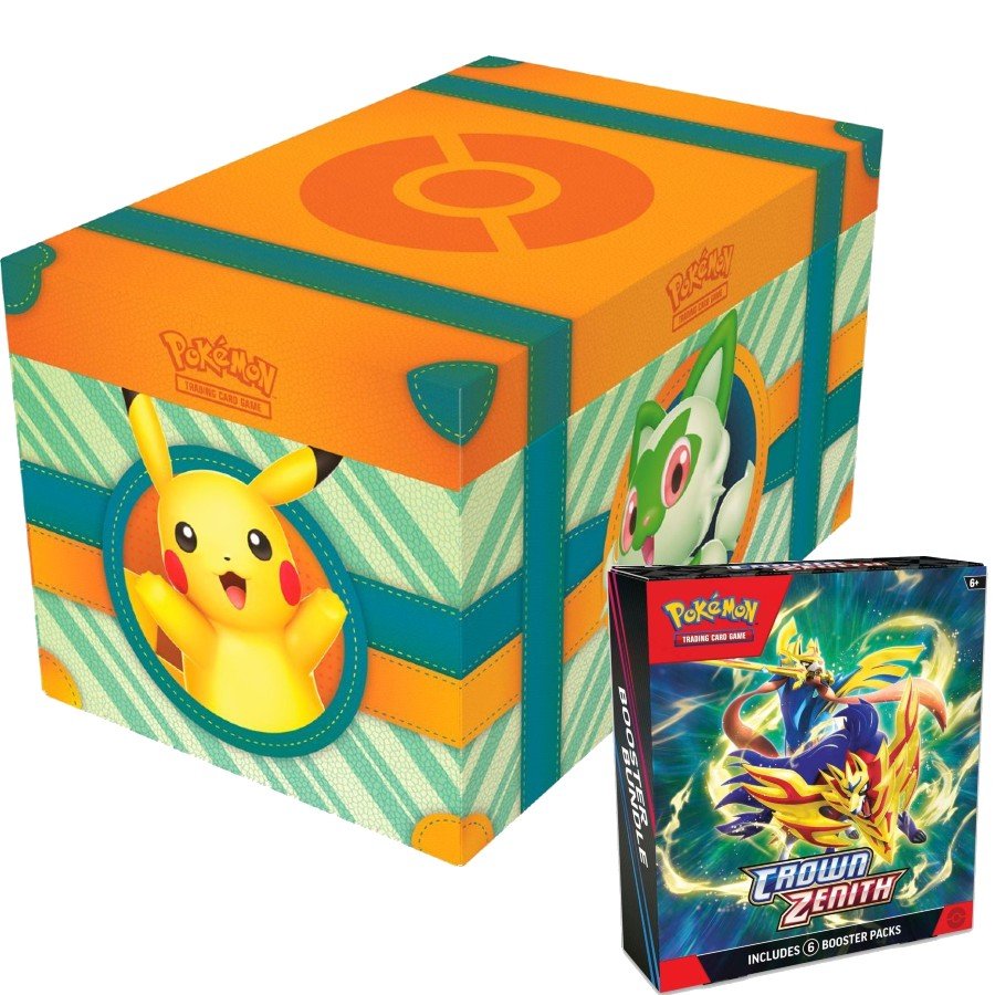 Pokemon Paldea Adventure Chest & Crown Zenith Booster Bundle - King Card Canada