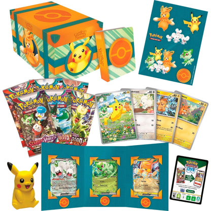 Pokemon Paldea Adventure Chest & Crown Zenith Booster Bundle - King Card Canada