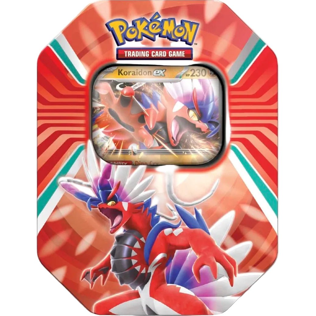 Pokemon Paldea Legends Tin (Koraidon) 0820650852909 at King Card Canada