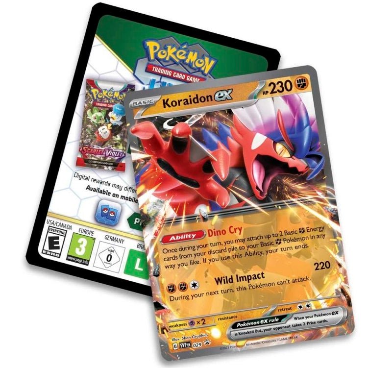 Pokemon Paldea Legends Tin (Koraidon) 0820650852909 at King Card Canada