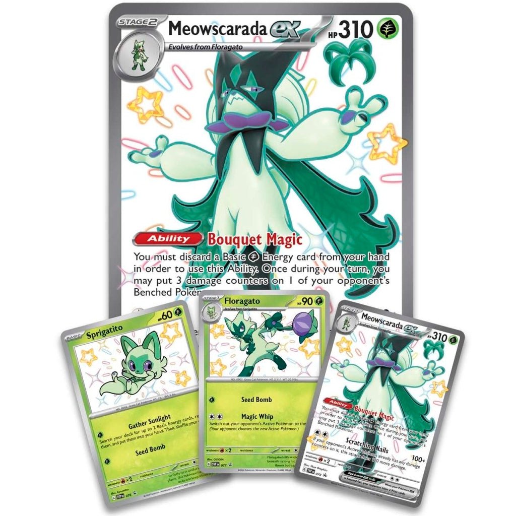 Pokemon Paldean Fates ex Premium Collection (Meowscarada) 0820650856341 at King Card Canada