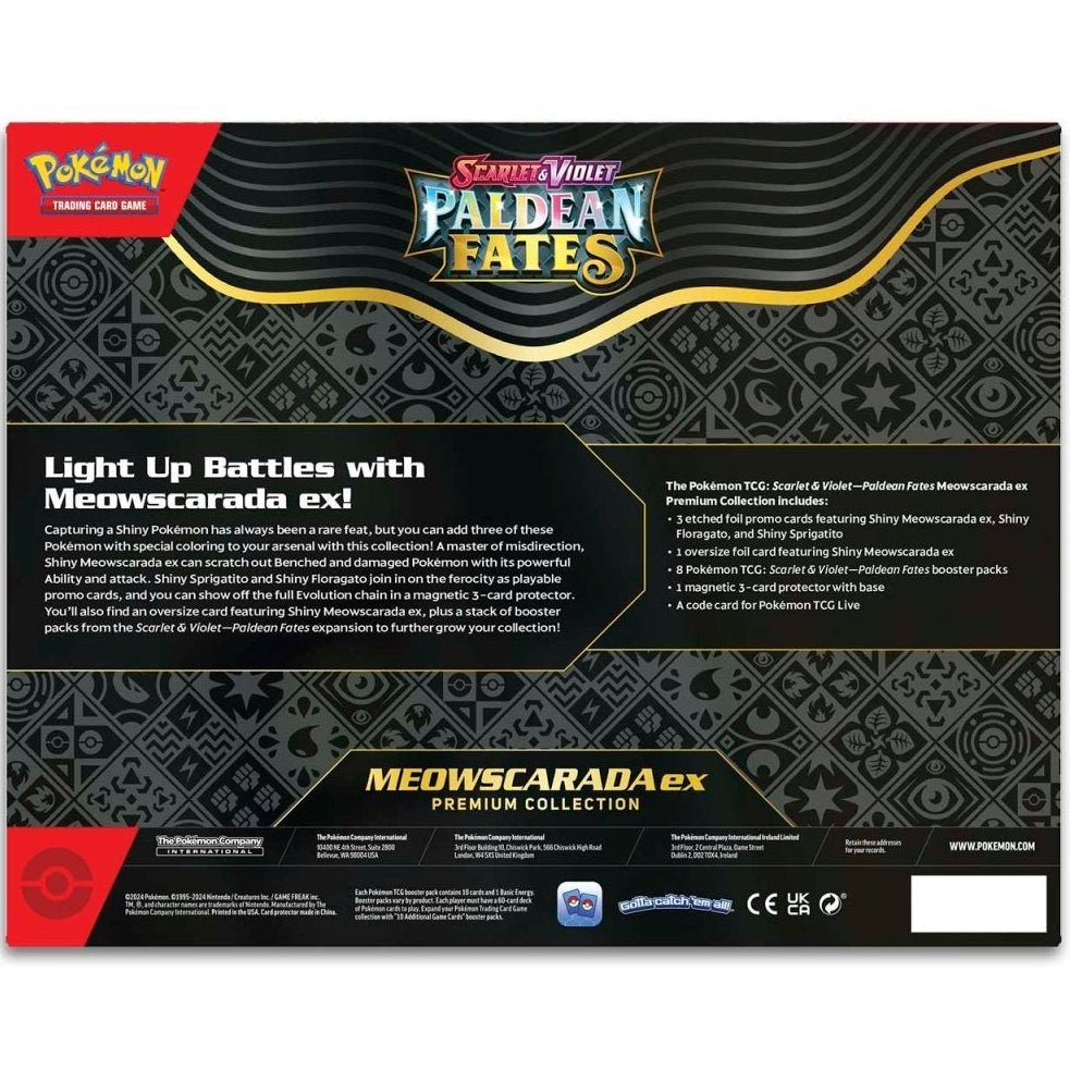 Pokemon Paldean Fates ex Premium Collection (Meowscarada) 0820650856341 at King Card Canada