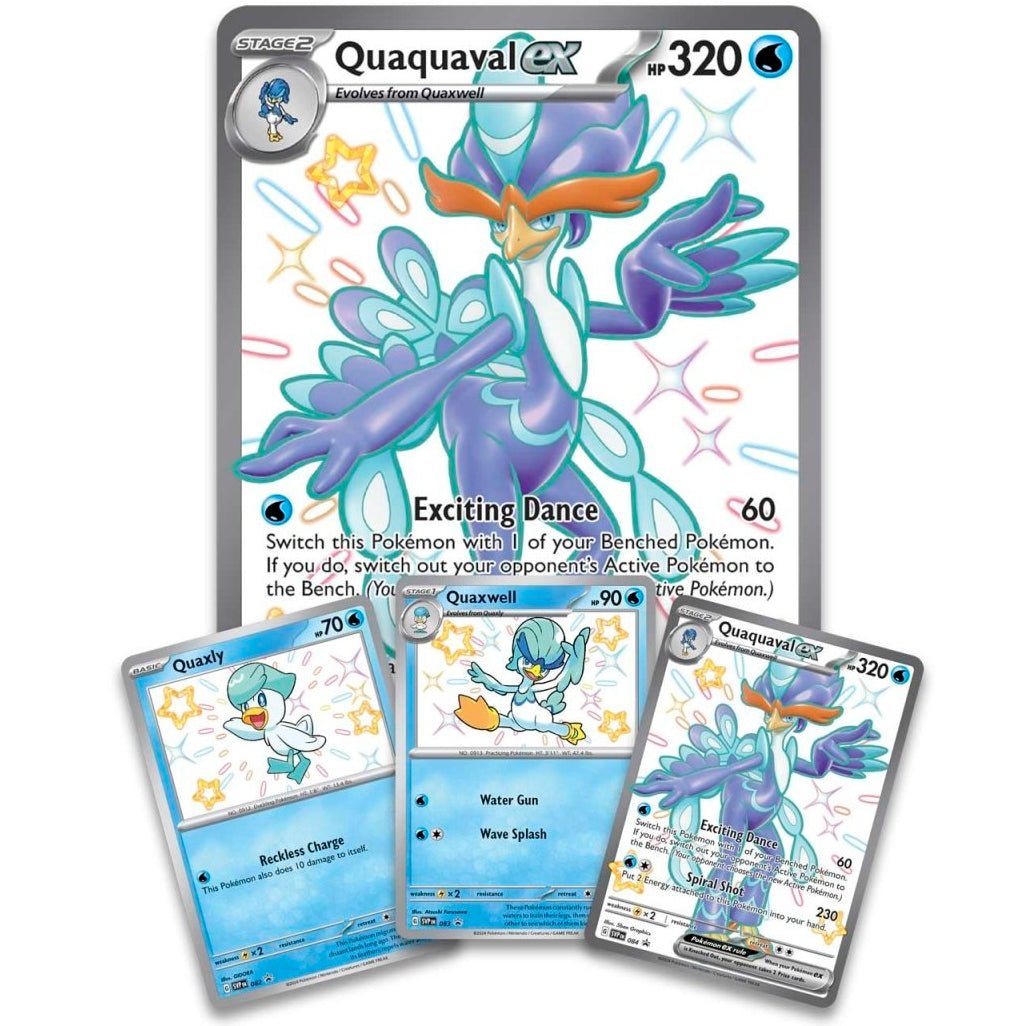 Pokemon Paldean Fates EX Premium Collection (Quaquaval) 0820650856341 at King Card Canada