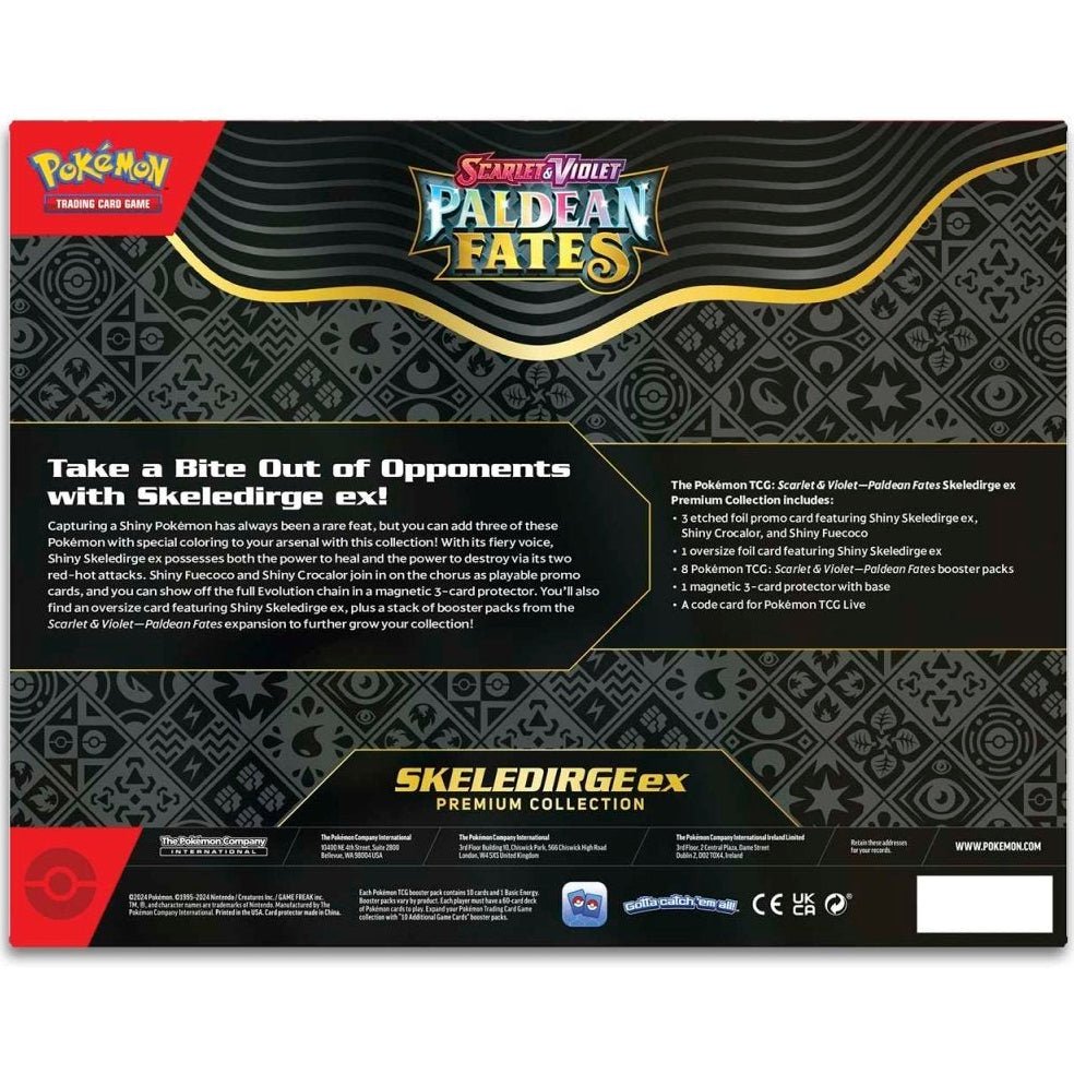 Pokemon Paldean Fates ex Premium Collection (Skeledirge) 0820650856341 at King Card Canada
