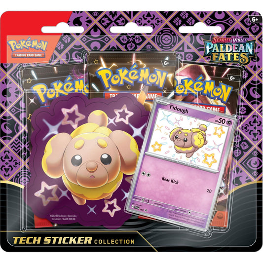 Pokemon Paldean Fates Tech Sticker Collection (Fidough) 0820650856136 at King Card Canada