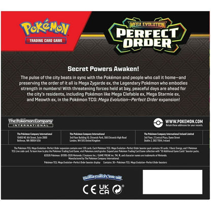 Pokemon Perfect Order Booster Box 0196214150461 at King Card Canada