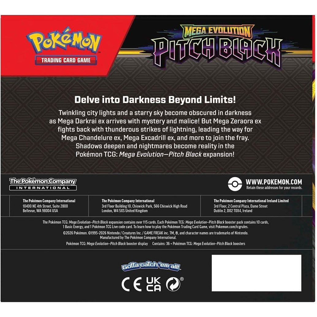 Pokemon Pitch Black Booster Box 0196214157514 at King Card Canada