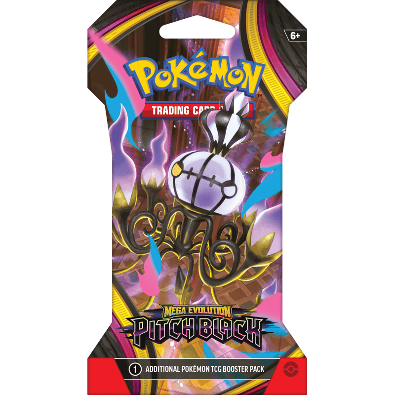 Pokemon Pitch Black Sleeved Booster Pack 0196214142756 at King Card Canada