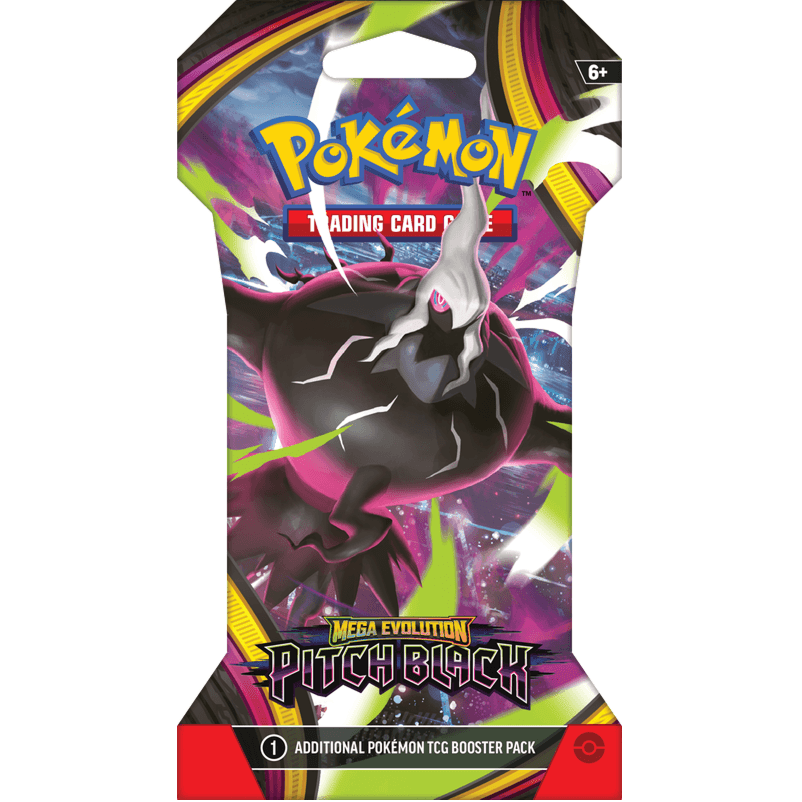 Pokemon Pitch Black Sleeved Booster Pack 0196214142756 at King Card Canada