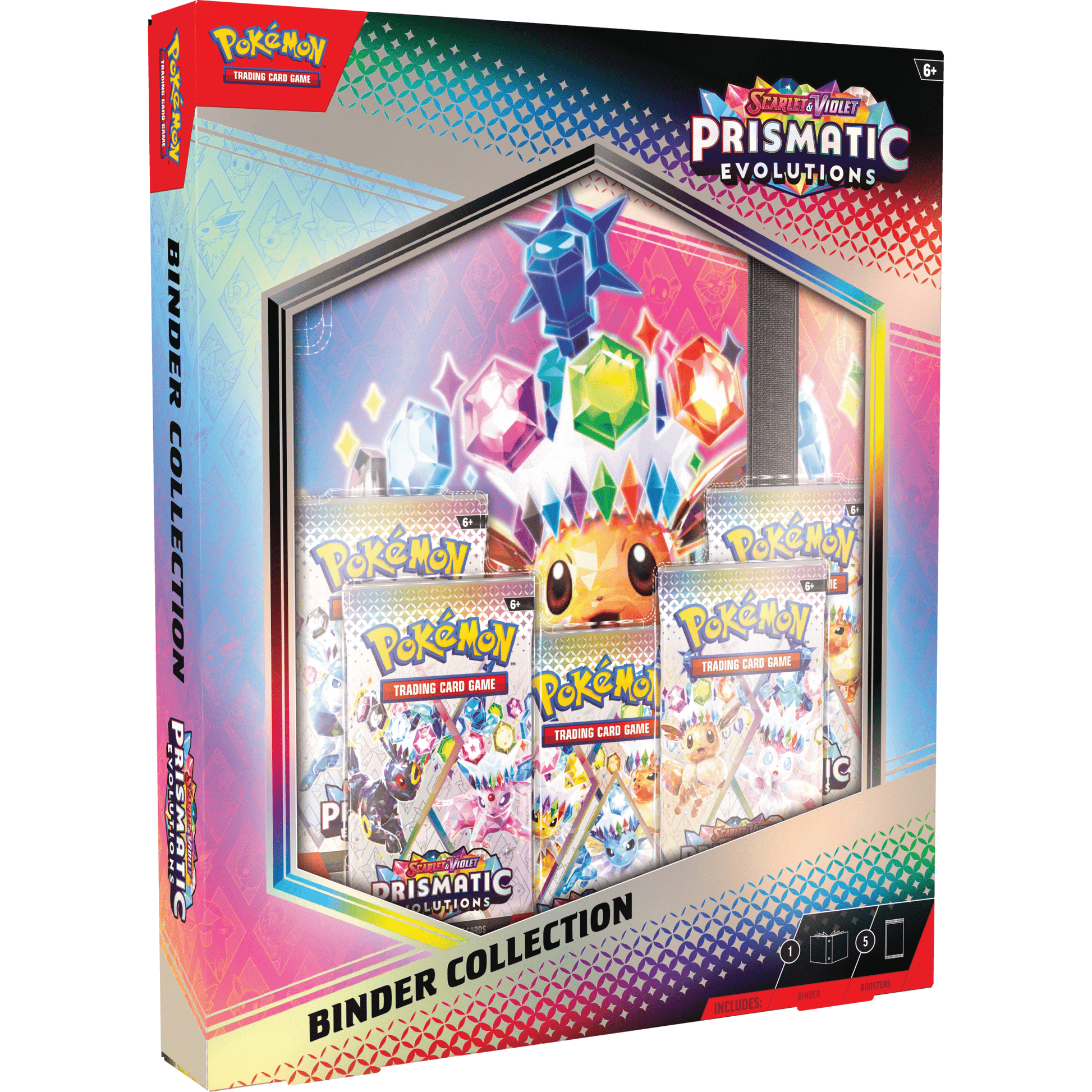 Pokemon Prismatic Evolutions Binder Collection 196214112520 at King Card Canada