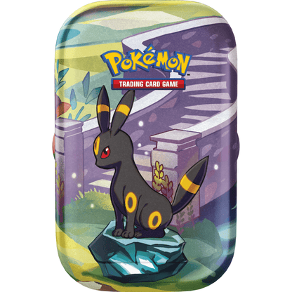 Pokemon Prismatic Evolutions Mini Tins Display Box 0196214118690 at King Card Canada