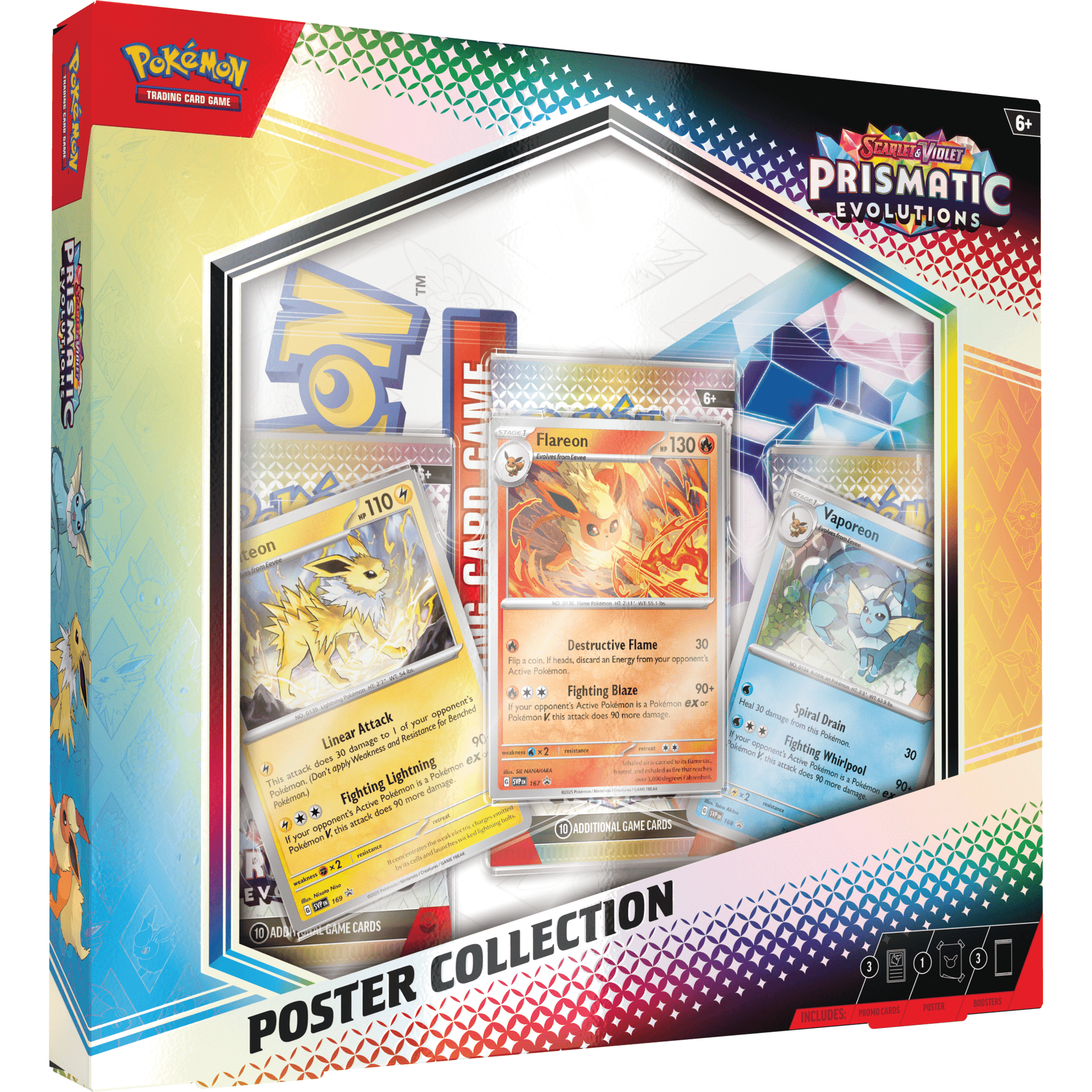 Pokemon Prismatic Evolutions Poster Collection 0196214112537 at King Card Canada