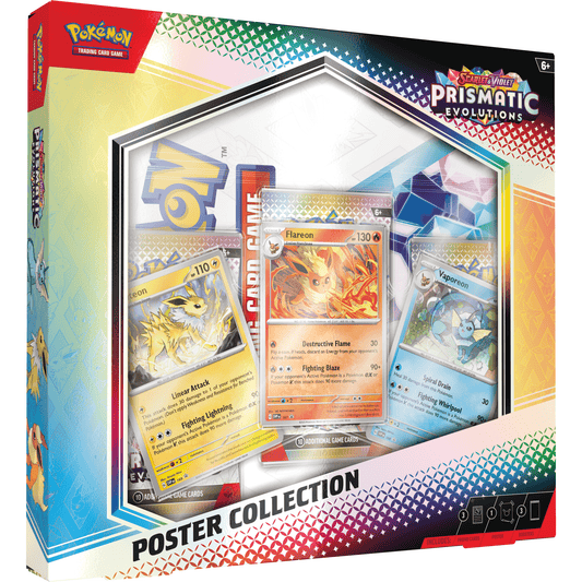Pokemon Prismatic Evolutions Poster Collection 0196214112537 at King Card Canada