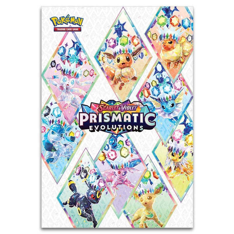 Pokemon Prismatic Evolutions Poster Collection 0196214112537 at King Card Canada