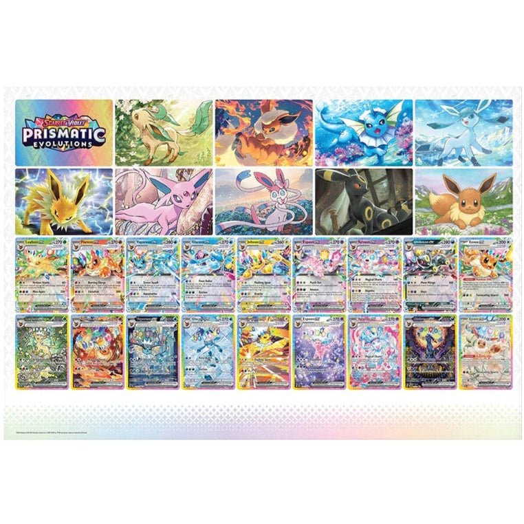 Pokemon Prismatic Evolutions Poster Collection 0196214112537 at King Card Canada