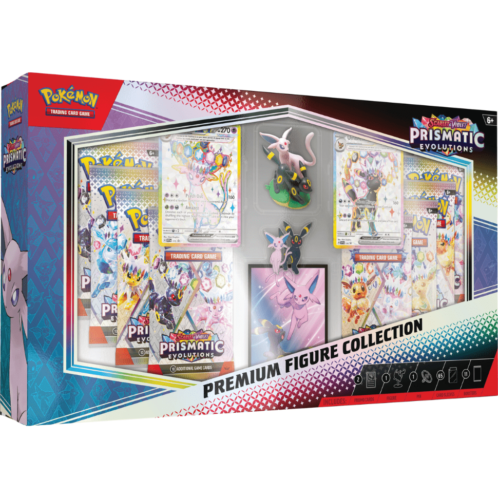 Pokemon Prismatic Evolutions Premium Figure Collection 0196214112766 at King Card Canada