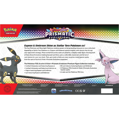 Pokemon Prismatic Evolutions Premium Figure Collection 0196214112766 at King Card Canada