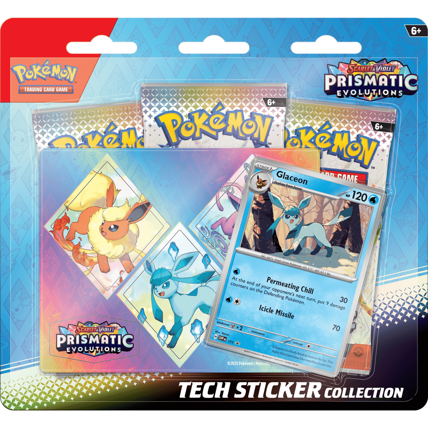 Pokemon Prismatic Evolutions Tech Stickers 196214112483 at King Card Canada
