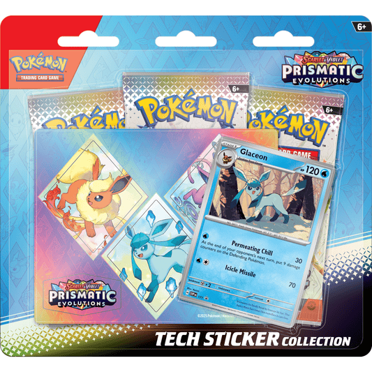 Pokemon Prismatic Evolutions Tech Stickers 196214112483 at King Card Canada