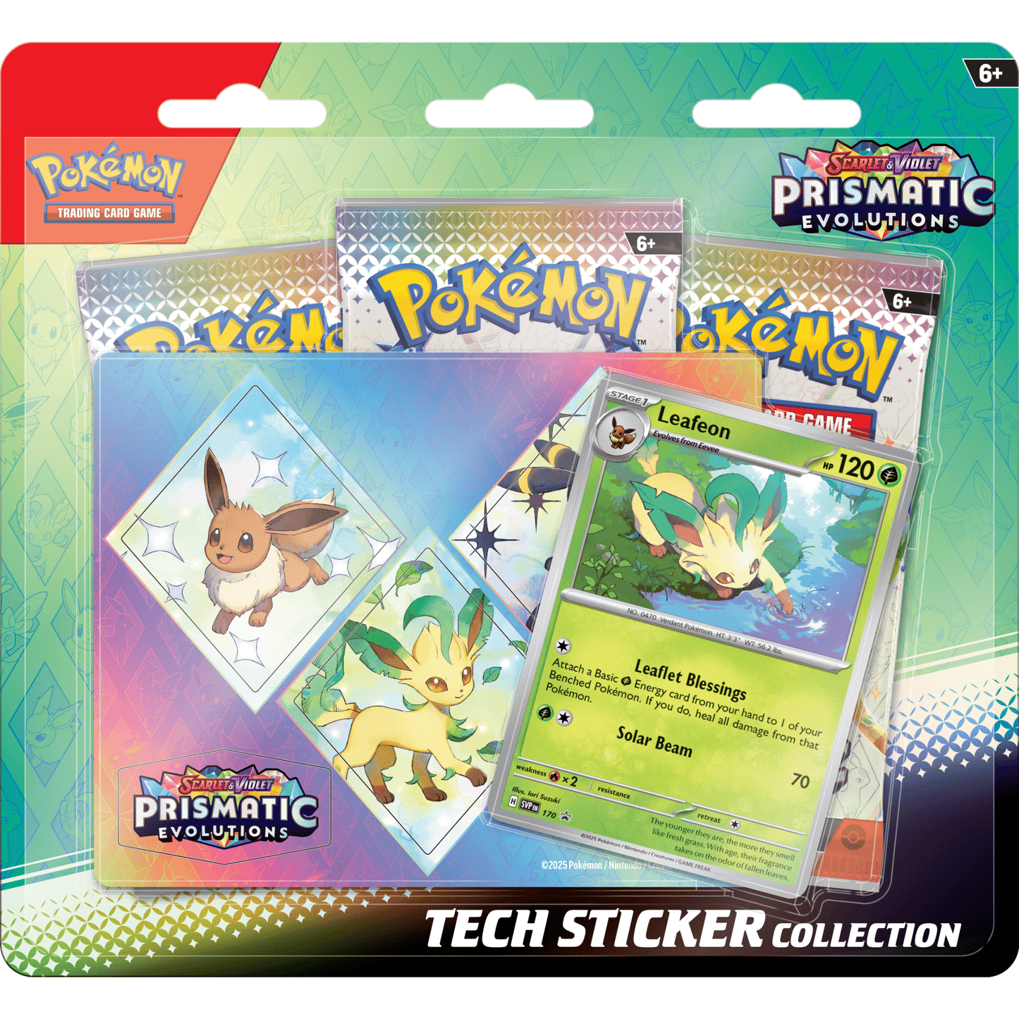 Pokemon Prismatic Evolutions Tech Stickers 196214112483 at King Card Canada