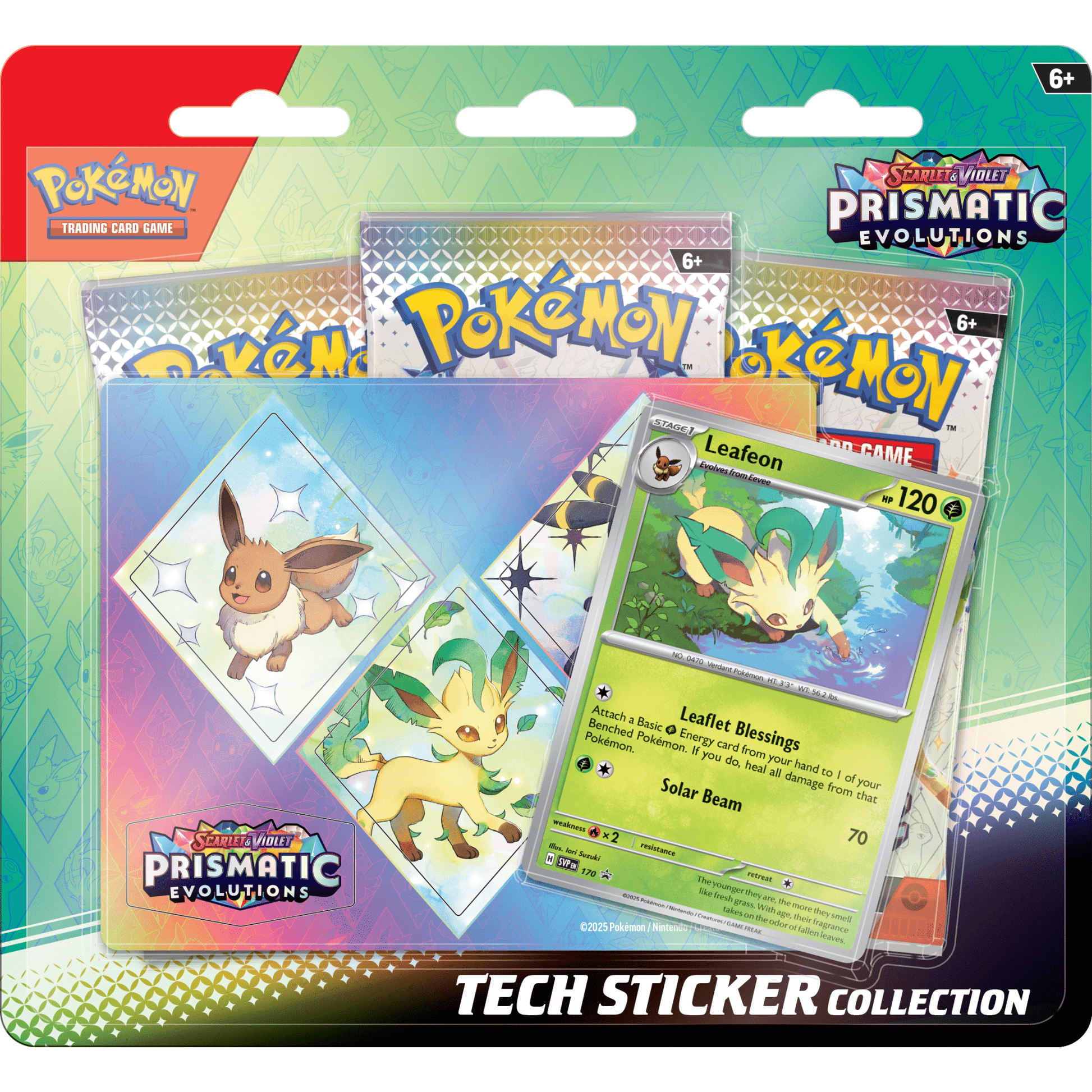 Pokemon Prismatic Evolutions Tech Stickers 196214112483 at King Card Canada