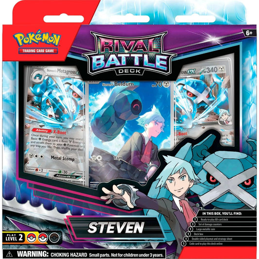 Pokemon Rival Battle Deck (Steven) 0196214111844 at King Card Canada