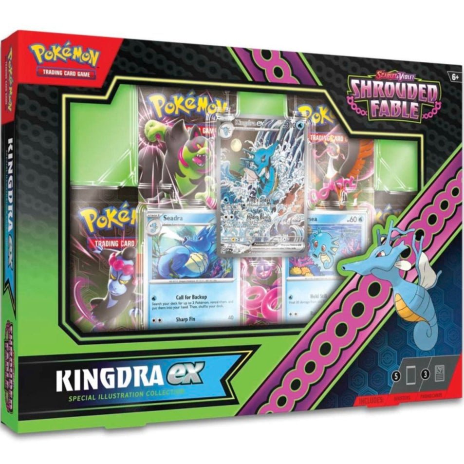 Pokemon Shrouded Fable EX Special Illustration Collection Bundle (Greninja & Kingdra) 0820650412431 at King Card Canada