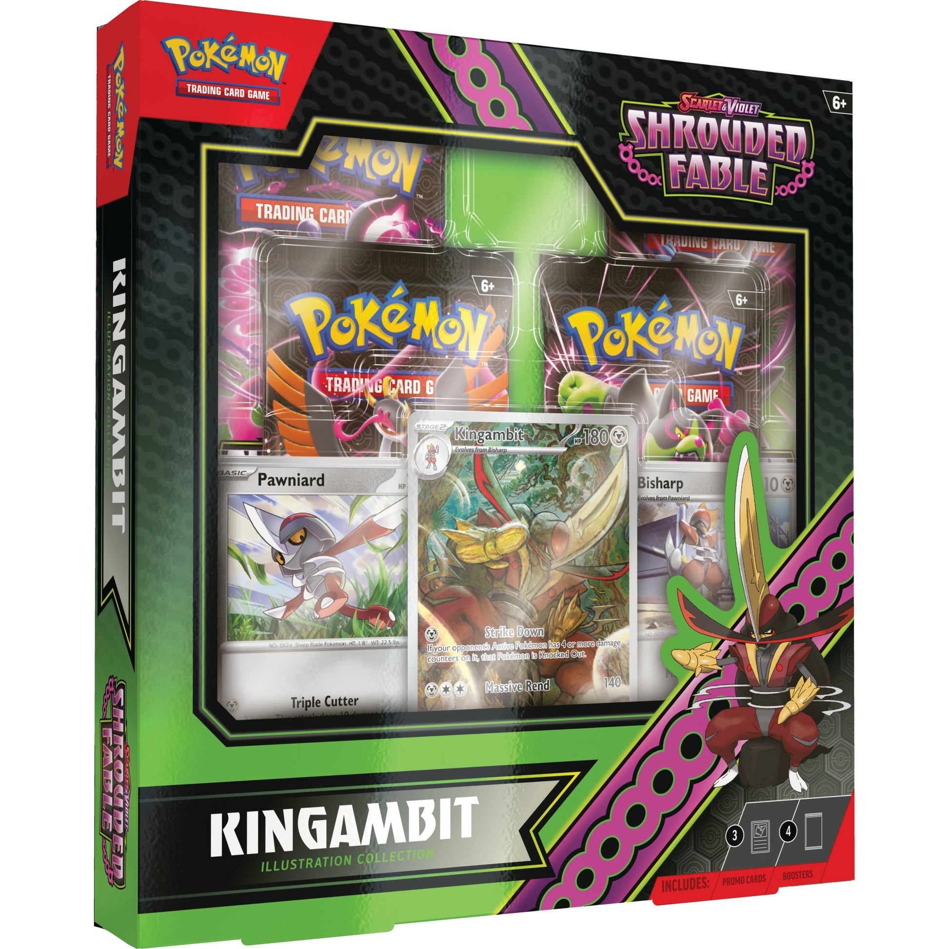 Pokemon Shrouded Fable Kingambit Illustration Collection [PRE-ORDER - 08/02/2024] 0820650412462 - King Card Canada