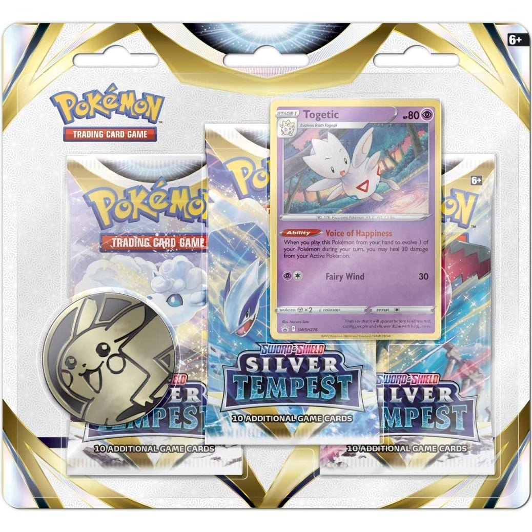 Pokemon Silver Tempest 3 - Pack Blister (Togetic)  at King Card Canada