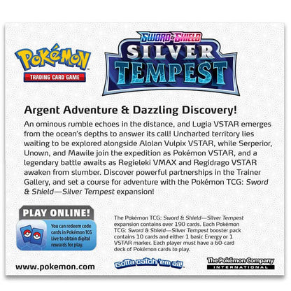Pokemon Silver Tempest Booster Box 820650860911 at King Card Canada
