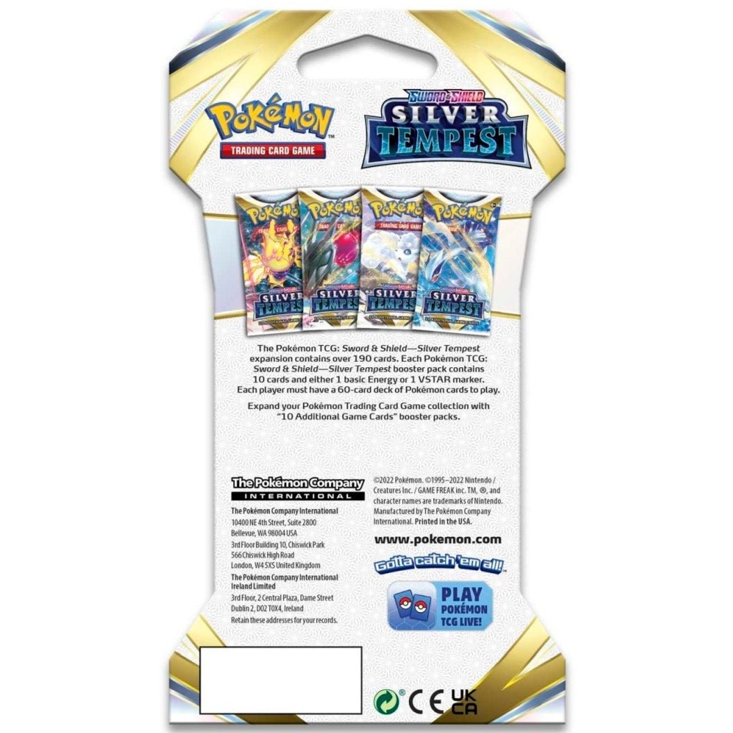 Pokemon Silver Tempest Sleeved Booster Pack 0820650850929 - King Card Canada