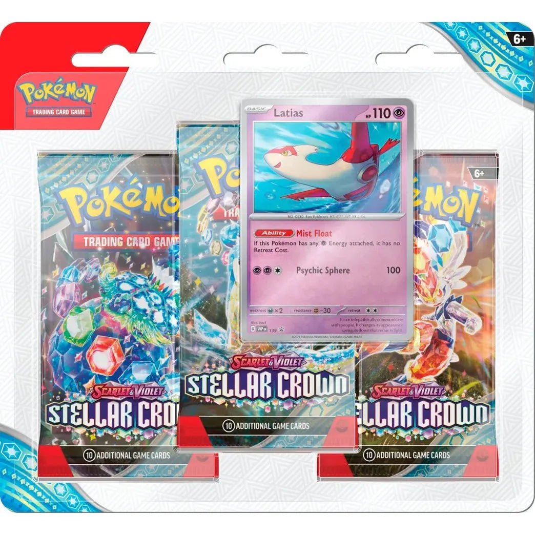 Pokemon Stellar Crown 3 - Pack Blister Set Bundle (Tinkaton & Latias) [PRE - ORDER - 09/13/2024] 0820650413056 - King Card Canada