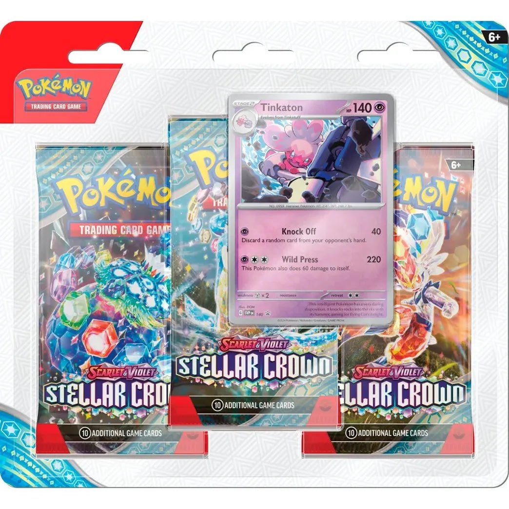 Pokemon Stellar Crown 3 - Pack Blister Set Bundle (Tinkaton & Latias) [PRE - ORDER - 09/13/2024] 0820650413056 - King Card Canada