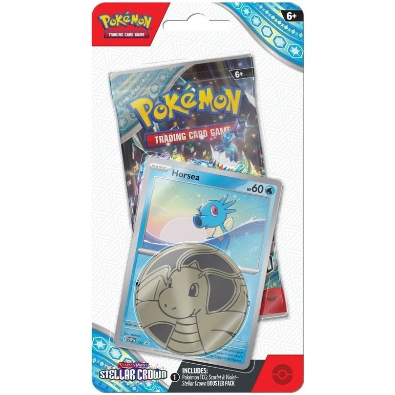 Pokemon Stellar Crown Checklane Blister Pack Bundle (Horsea & Porygon2) [PRE - ORDER - 09/13/2024] 0820650853319 - King Card Canada