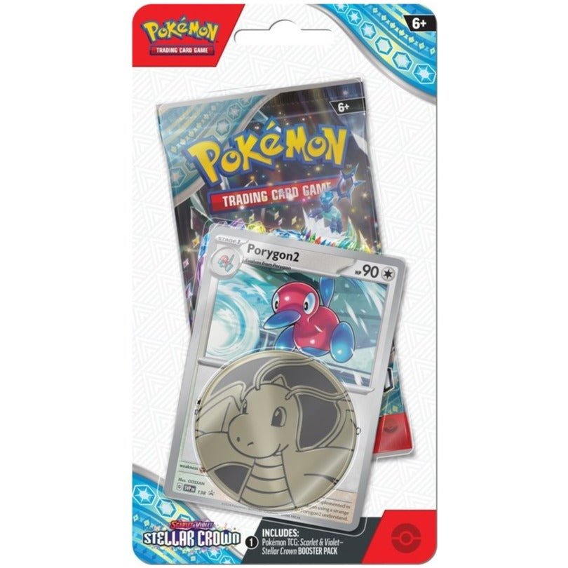 Pokemon Stellar Crown Checklane Blister Pack Bundle (Horsea & Porygon2) [PRE - ORDER - 09/13/2024] 0820650853319 - King Card Canada