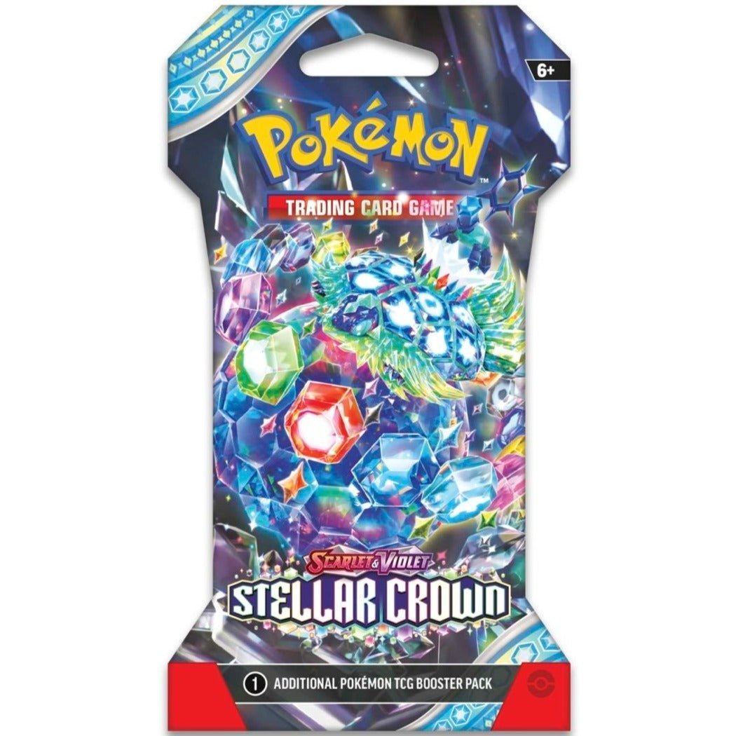 Pokemon Stellar Crown Sleeved Booster Pack 0820650859007 at King Card Canada