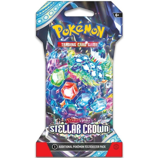 Pokemon Stellar Crown Sleeved Booster Pack 0820650859007 at King Card Canada