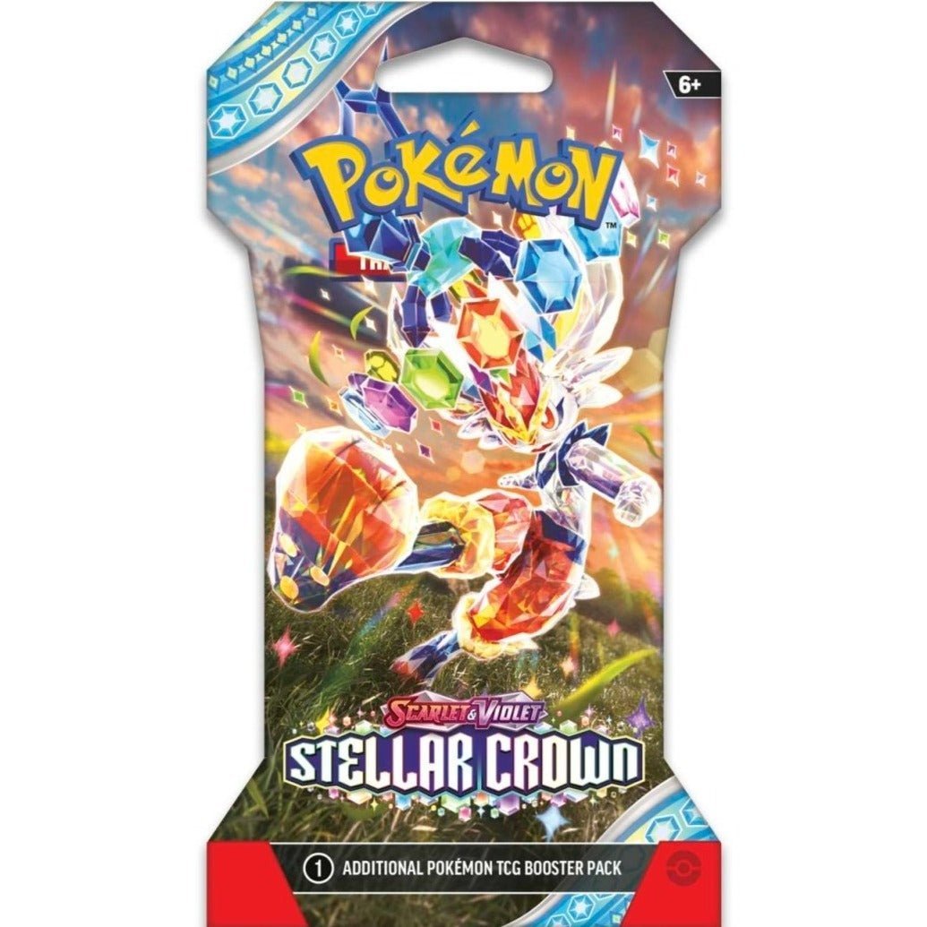Pokemon Stellar Crown Sleeved Booster Pack 0820650859007 at King Card Canada