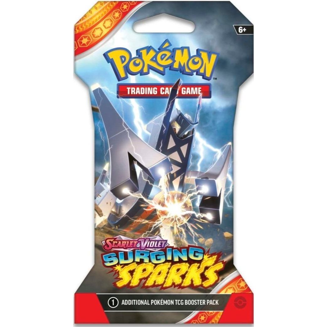 Pokemon Surging Sparks Bundle of 4 Sleeved Booster Packs (1 of each design) [PRE - ORDER - 11/08/2024] 0820650859328 - King Card Canada