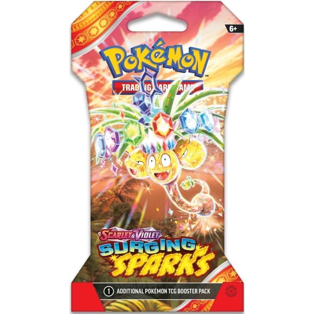 Pokemon Surging Sparks Bundle of 4 Sleeved Booster Packs (1 of each design) [PRE - ORDER - 11/08/2024] 0820650859328 - King Card Canada