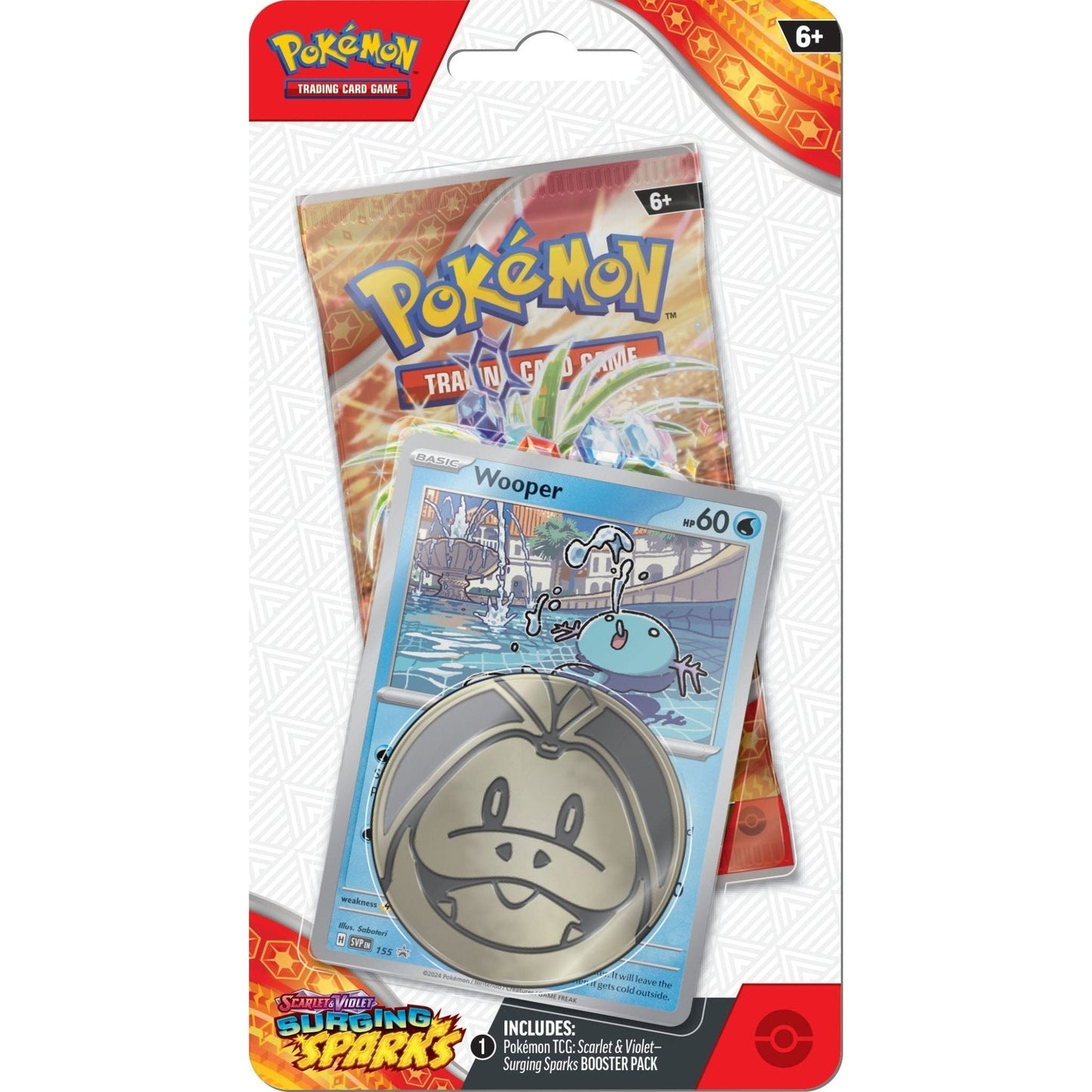 Pokemon Surging Sparks Checklane Blister Pack (Pachirisu) 0820650853319 at King Card Canada