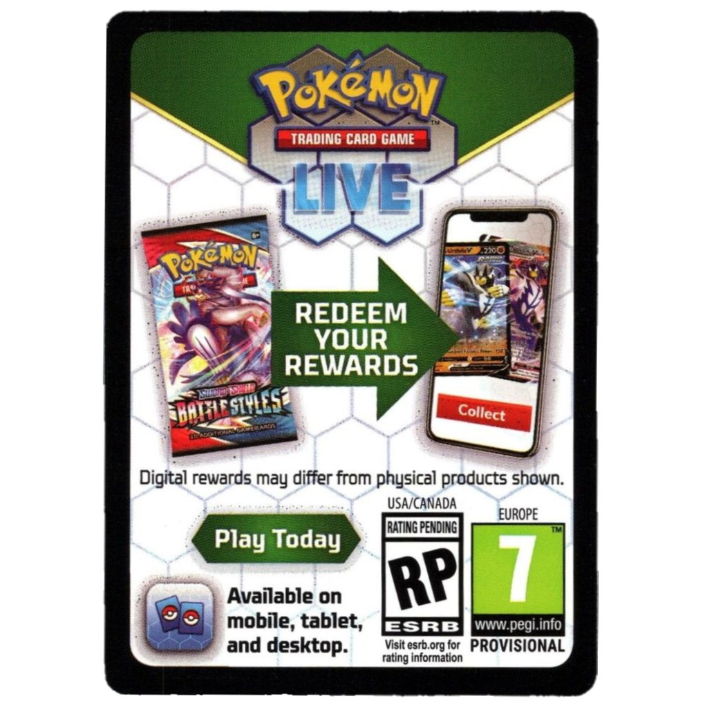 Pokemon TCG Code Card (10 - Pack) [FREE WITH PURCHASE] - King Card Canada