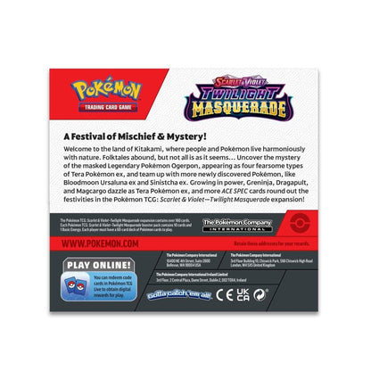 Pokemon Twilight Masquerade Booster Box [PRE-ORDER - 05/24/2024] 0820650863400 - King Card Canada