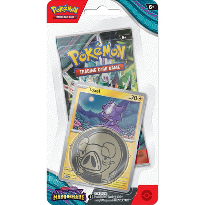 Pokemon Twilight Masquerade Checklane Blister Pack Bundle (Pupitar & Toxel) [PRE-ORDER - 05/24/2024] - King Card Canada